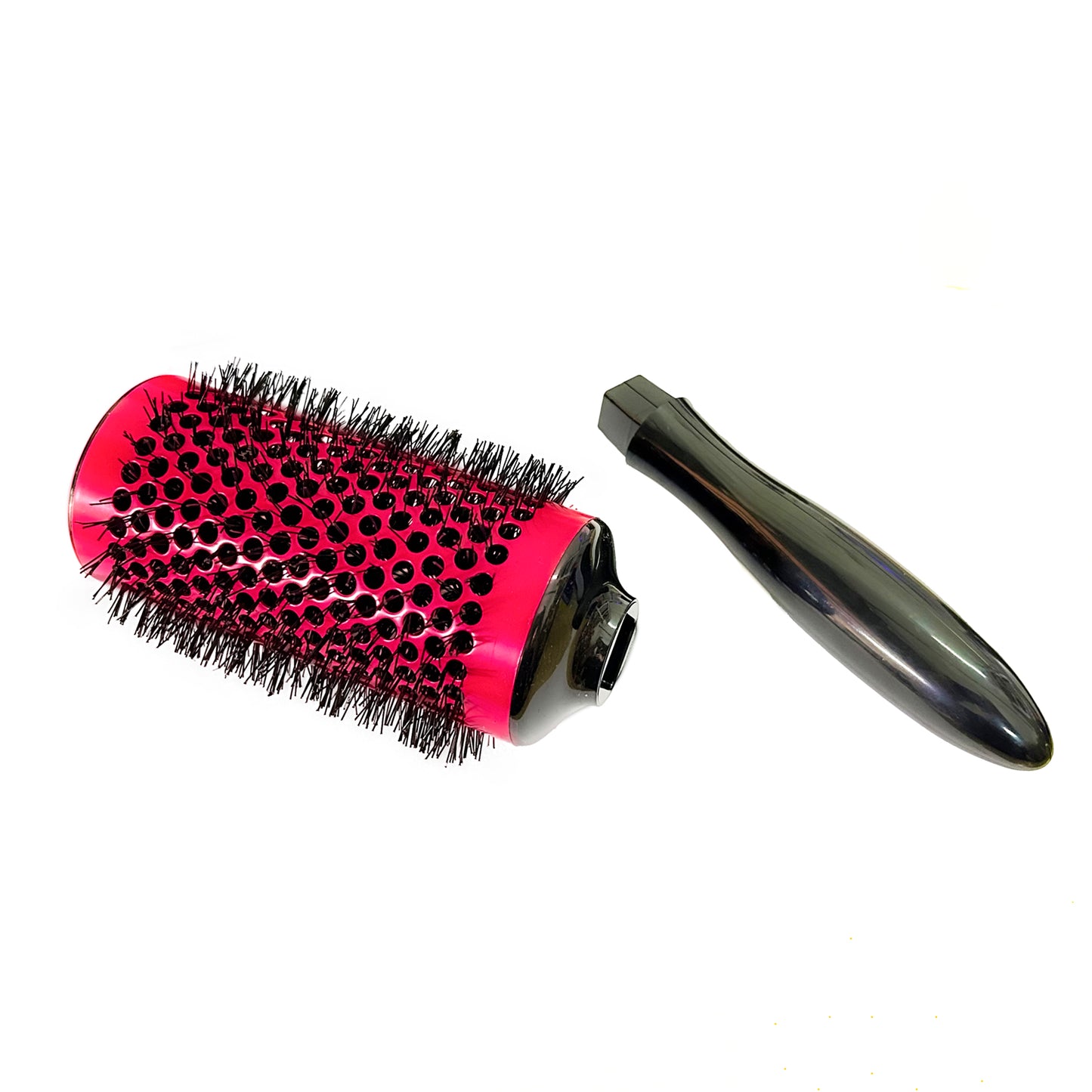 6pcs/set Detachable Handle Ceramic Iron Thermal Brush Comb Aluminum Tube Nylon Barrel Curler Rollers Hairbrush