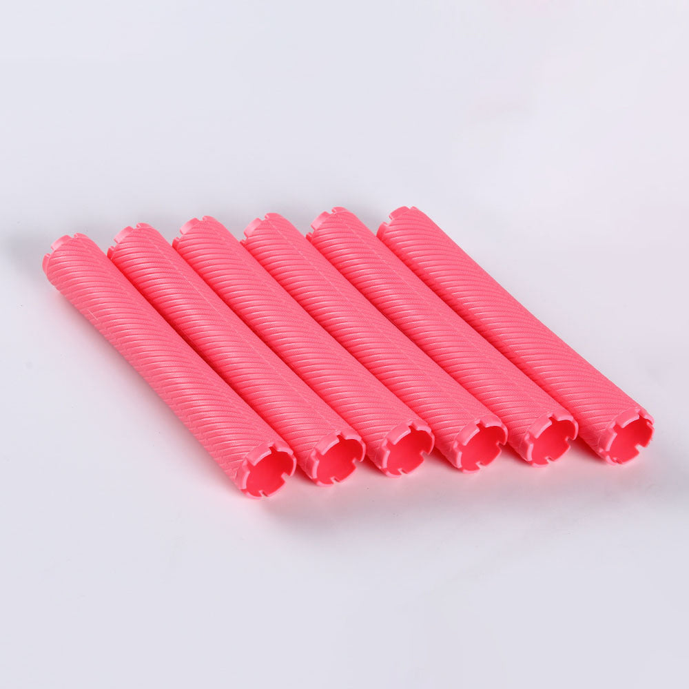 18pcs/set 16cm Extra Long Hair Rollers with Rubber Bands Cold Perm Rods Curler Bars Clip Curling Hairdressing Supplies