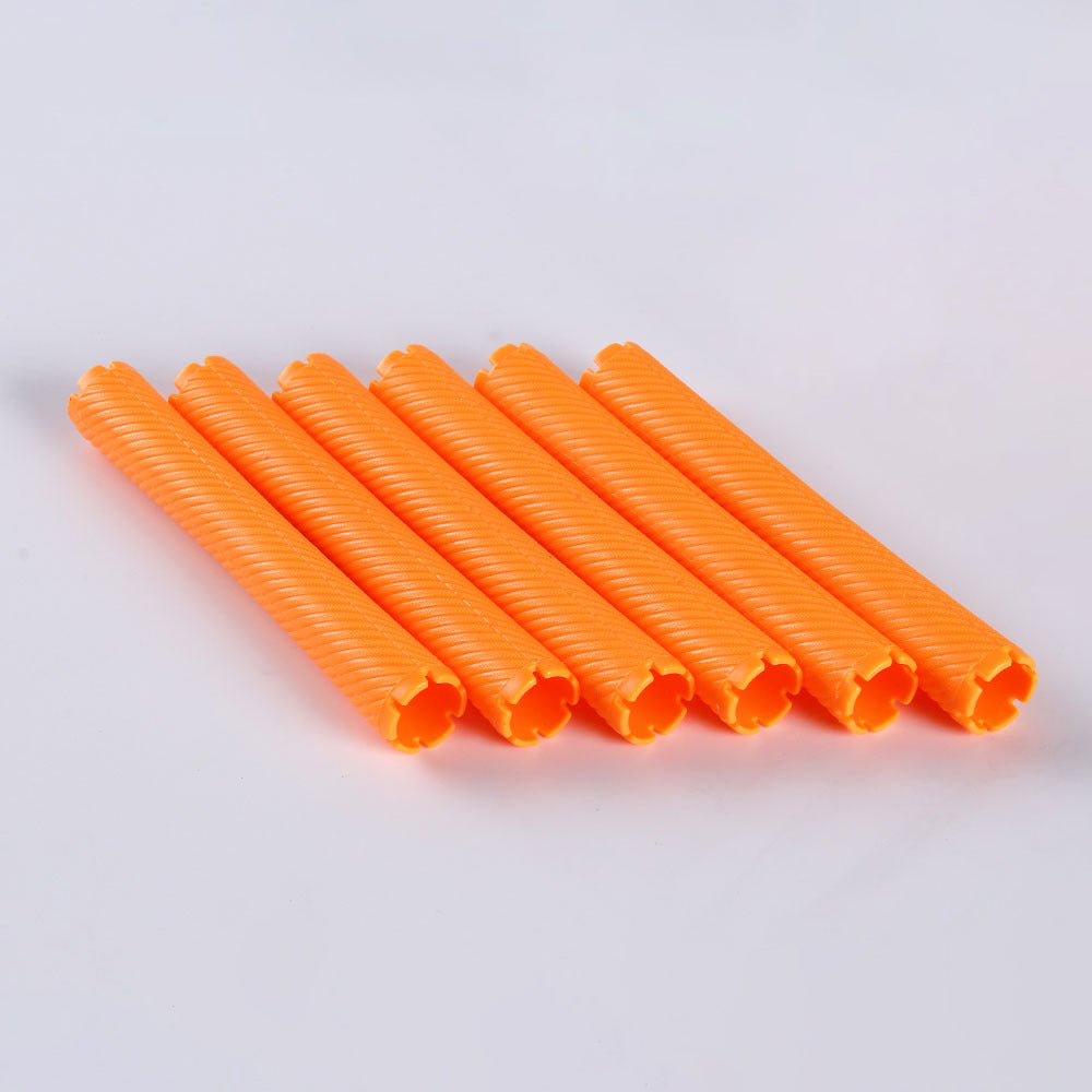 18pcs/set 16cm Extra Long Hair Rollers with Rubber Bands Cold Perm Rods Curler Bars Clip Curling Hairdressing Supplies