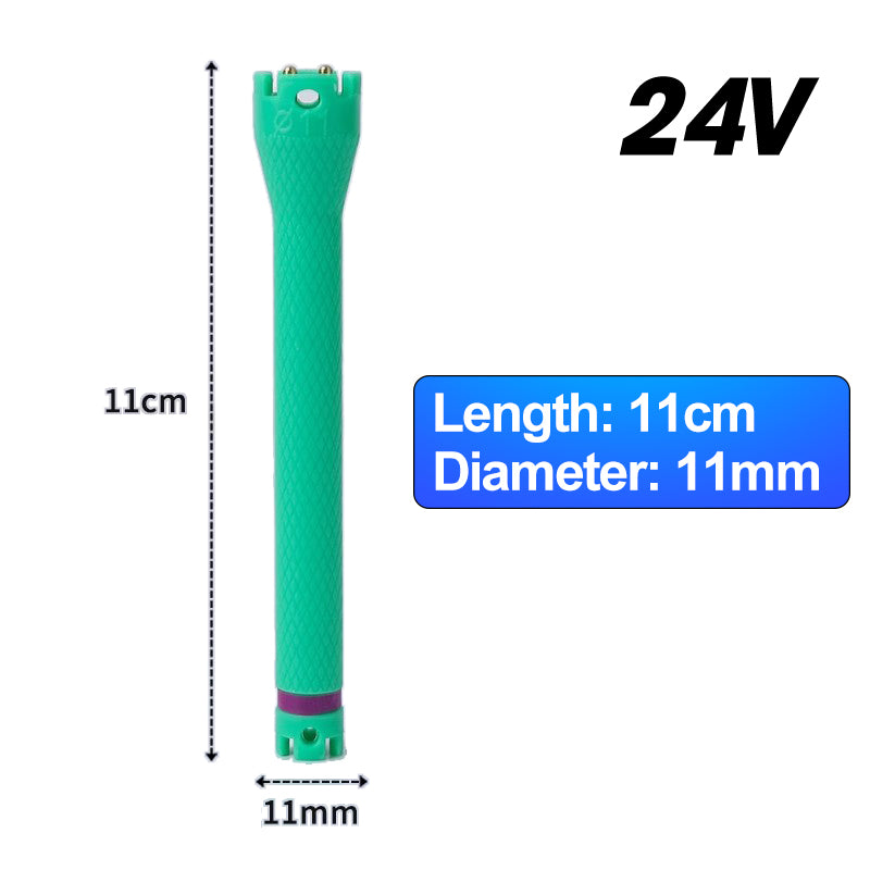 10 개/대 24V 디지털 파마 막대 헤어 롤러 표준 플러그 고무 밴드 스타일링 도구와 전기 가열식 경기자 바