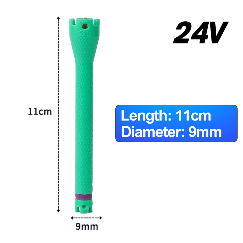 10 개/대 24V 디지털 파마 막대 헤어 롤러 표준 플러그 고무 밴드 스타일링 도구와 전기 가열식 경기자 바