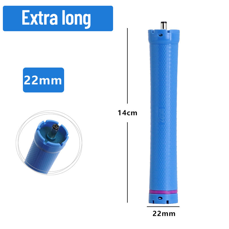 10 개/대 14cm 여분의 긴 24V 디지털 파마 막대 및 고무 밴드 한국 5.5mm 플러그 Electirc 가열 바 여성용 가열 핫 롤러