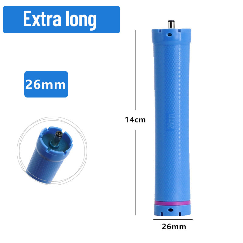 10 개/대 14cm 여분의 긴 24V 디지털 파마 막대 및 고무 밴드 한국 5.5mm 플러그 Electirc 가열 바 여성용 가열 핫 롤러