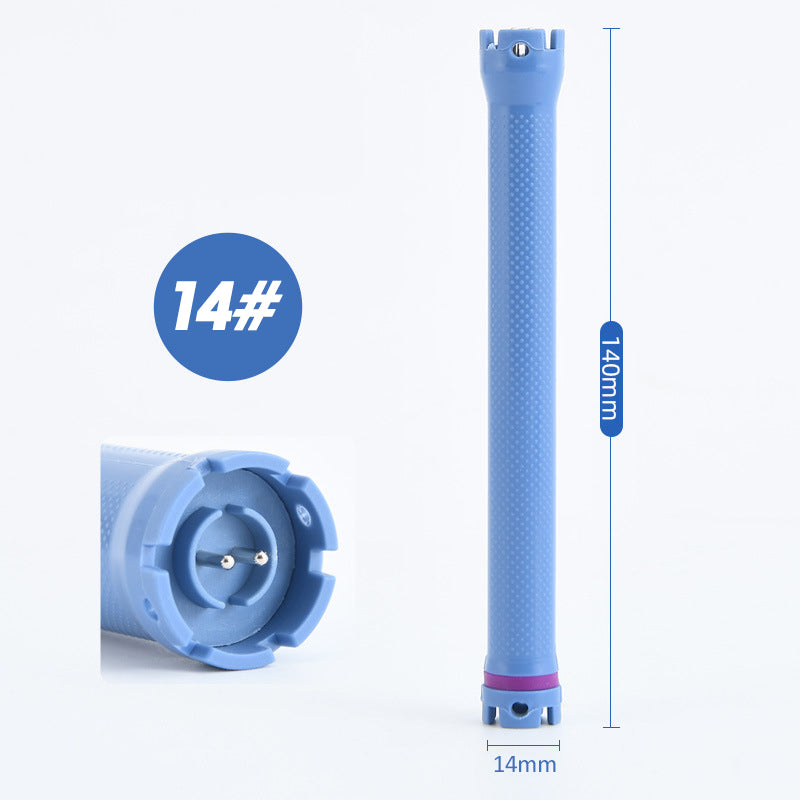 10 개/대 140mm 디지털 파마 막대 가열 헤어 롤러 여분의 긴 방수 허용 경기자 스틱 미용사 도구 24V